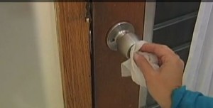 Door Knobs & Other Surfaces in the Home Can Carry Germs