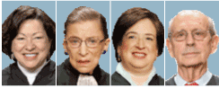 Justices Who Would Have Upheld the Health Care Law under both Commerce Clause & Taxing Power