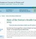 Large Physicians Group Calls for More Health Care Reforms; Condemns Budget Impasse in Washington