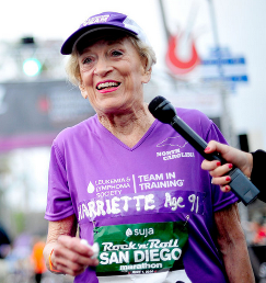 91-Year-Old Harriette Thompson Sets Marathon Record